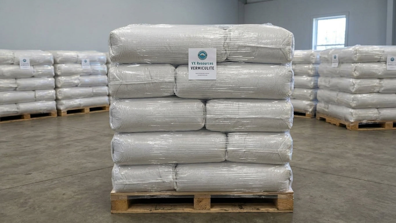 15-bag skid of VX Resources vermiculite