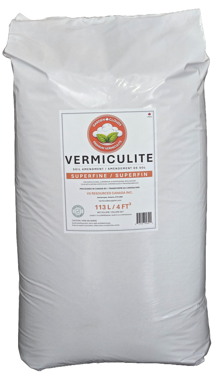Superfine exfoliated vermiculite